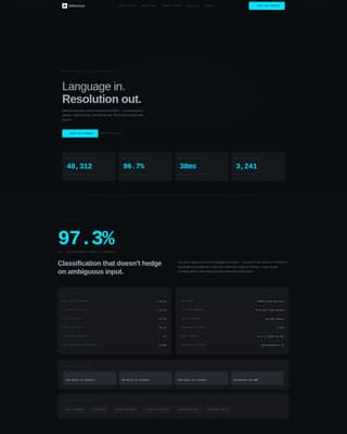 Inference - Precision Conversational Landing Page Template
