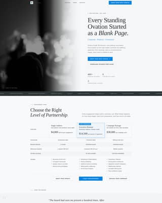 Speechwriter Careers Website Template