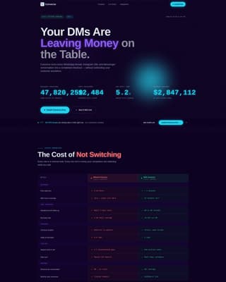 Converse - High-Converting Commerce Landing Page Template