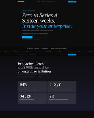 Accelerate - High-Velocity Corporate Landing Page Template