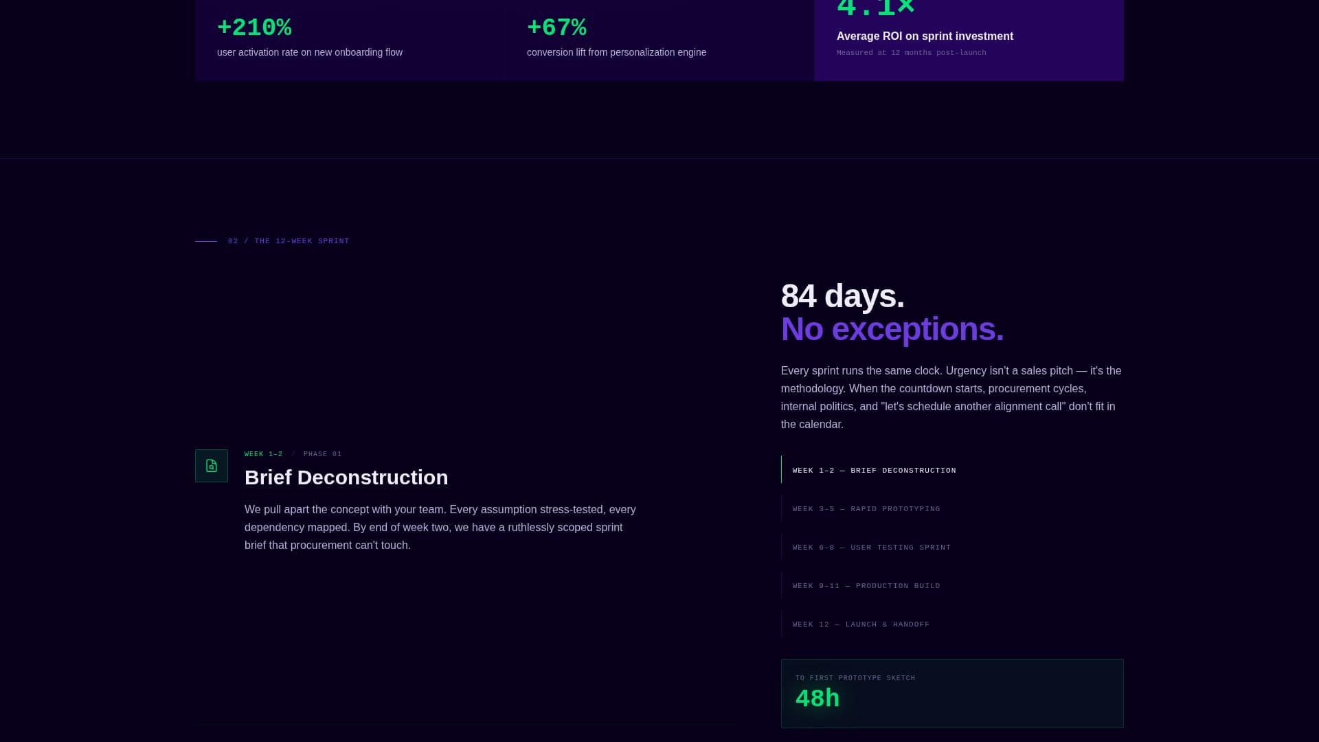 Catalyst - High-Velocity Innovation Landing Page Template