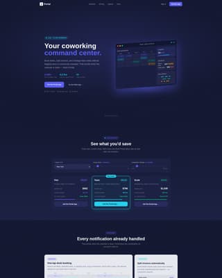 Portal - Powerful Coworking Landing Page Template
