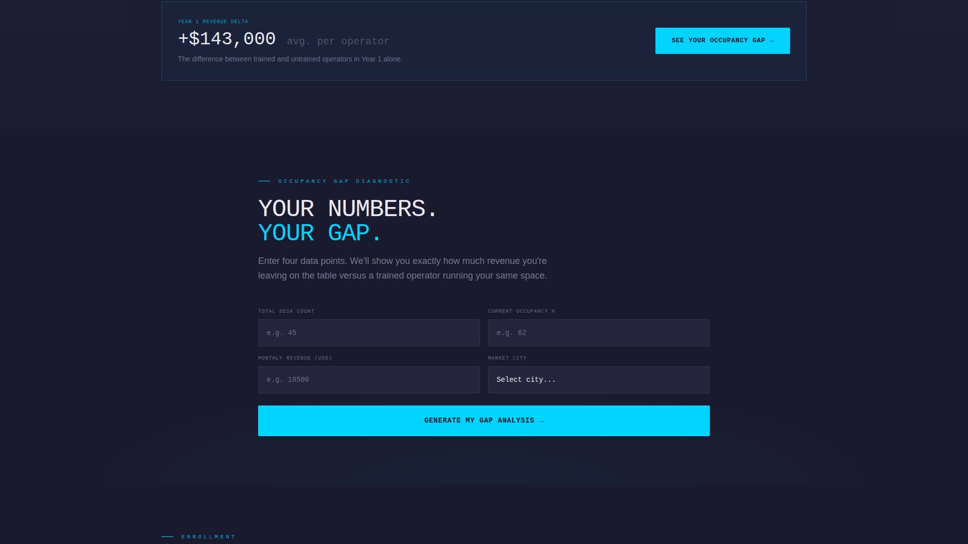 Upskill - Dynamic Coworking Landing Page Template