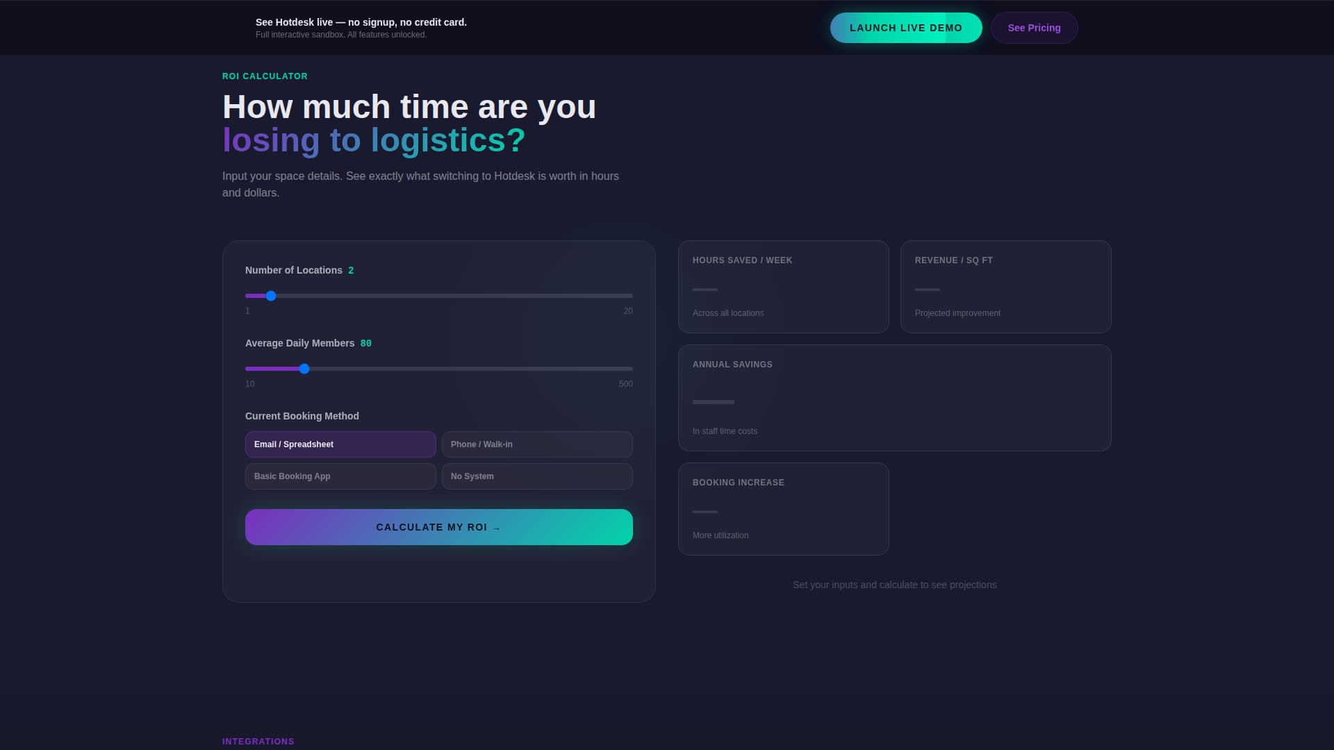 Hotdesk - Dynamic Coworking Landing Page Template