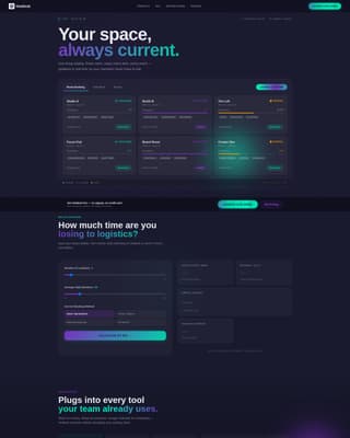 Hotdesk - Dynamic Coworking Landing Page Template