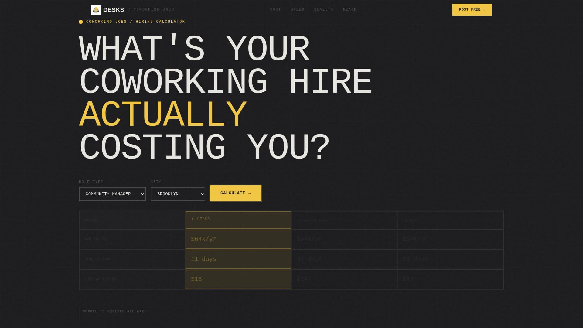 Desks - Powerful Coworking Landing Page Template