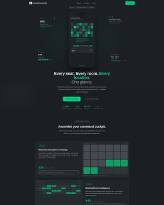 Command - Powerful Coworking Landing Page Template