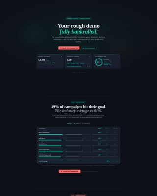 Fund - Powerful Creativeproject Landing Page Template