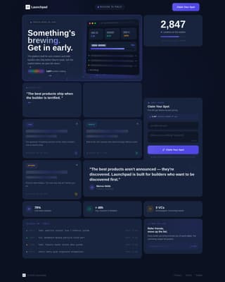 Launchpad - Dynamic Creator Landing Page Template
