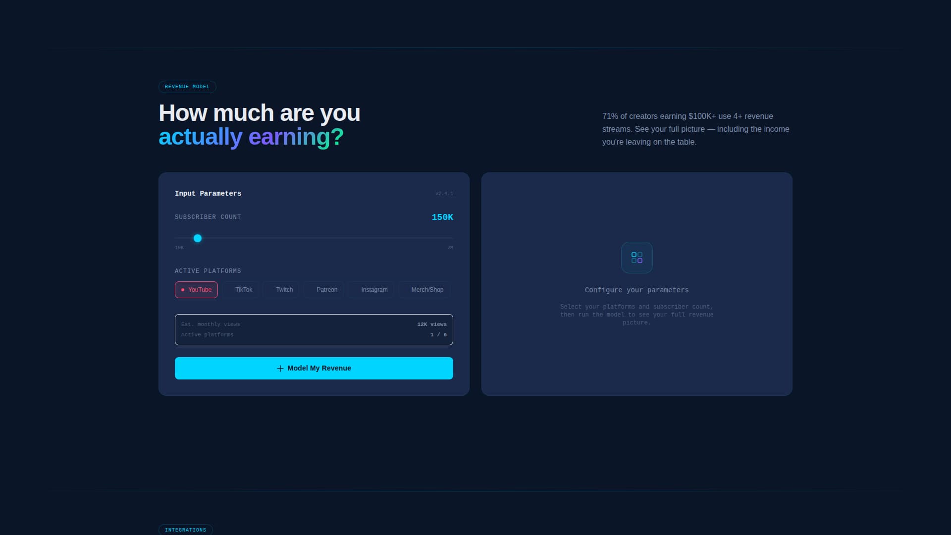 Monetize - Powerful Creator Economy Landing Page Template