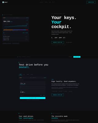 Vault - Secure Crypto Landing Page Template