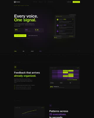 Convene - Intelligent Advisory Landing Page Template
