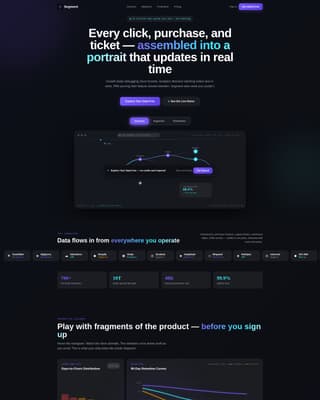 Segment - Powerful Analytics Landing Page Template