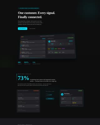 Unify - Powerful Customer Data Landing Page Template