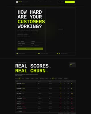 Effort - Brutalist CES Landing Page Template