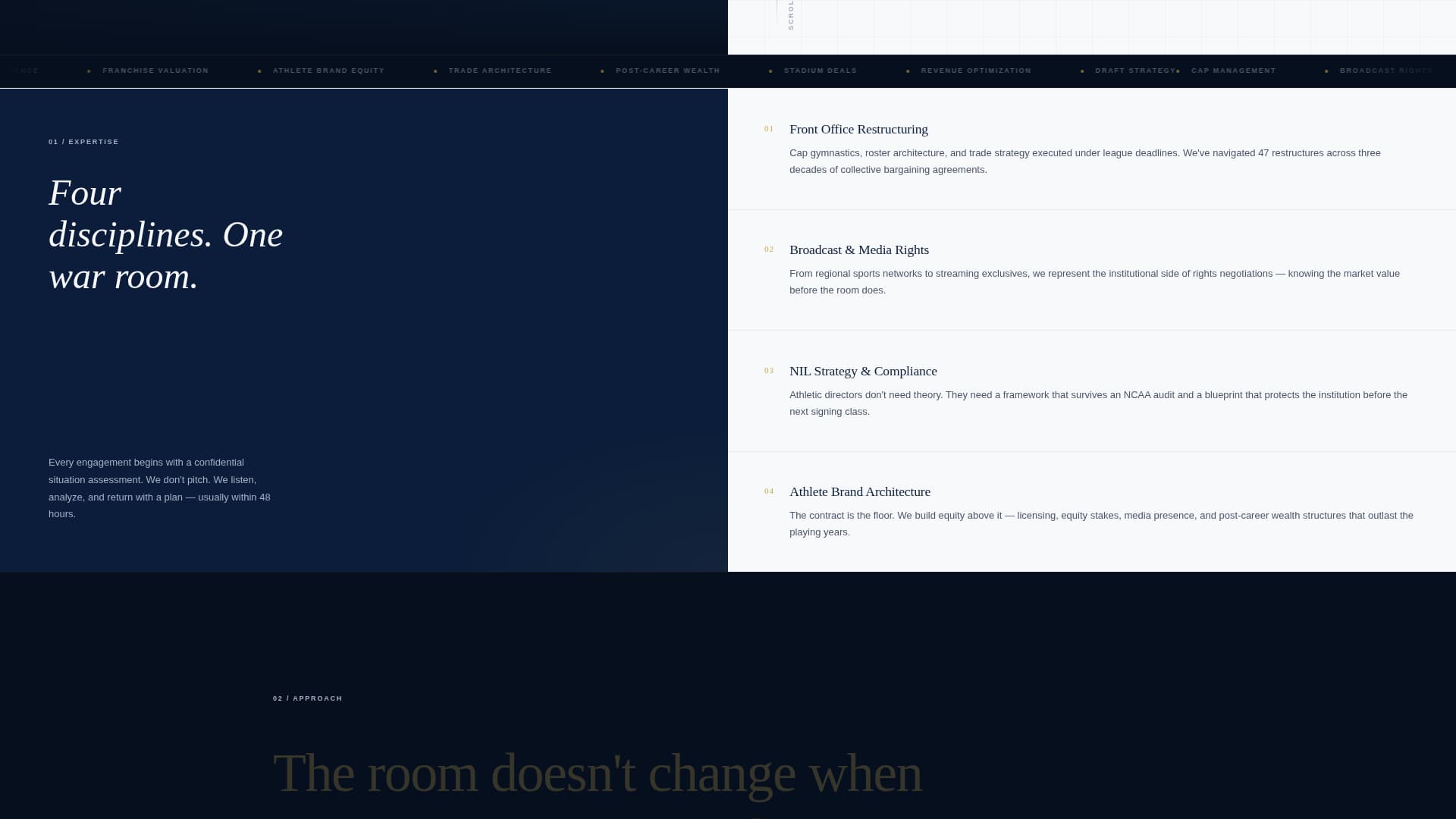 Sports Consulting Reviews Website Template