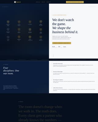 Sports Consulting Reviews Website Template