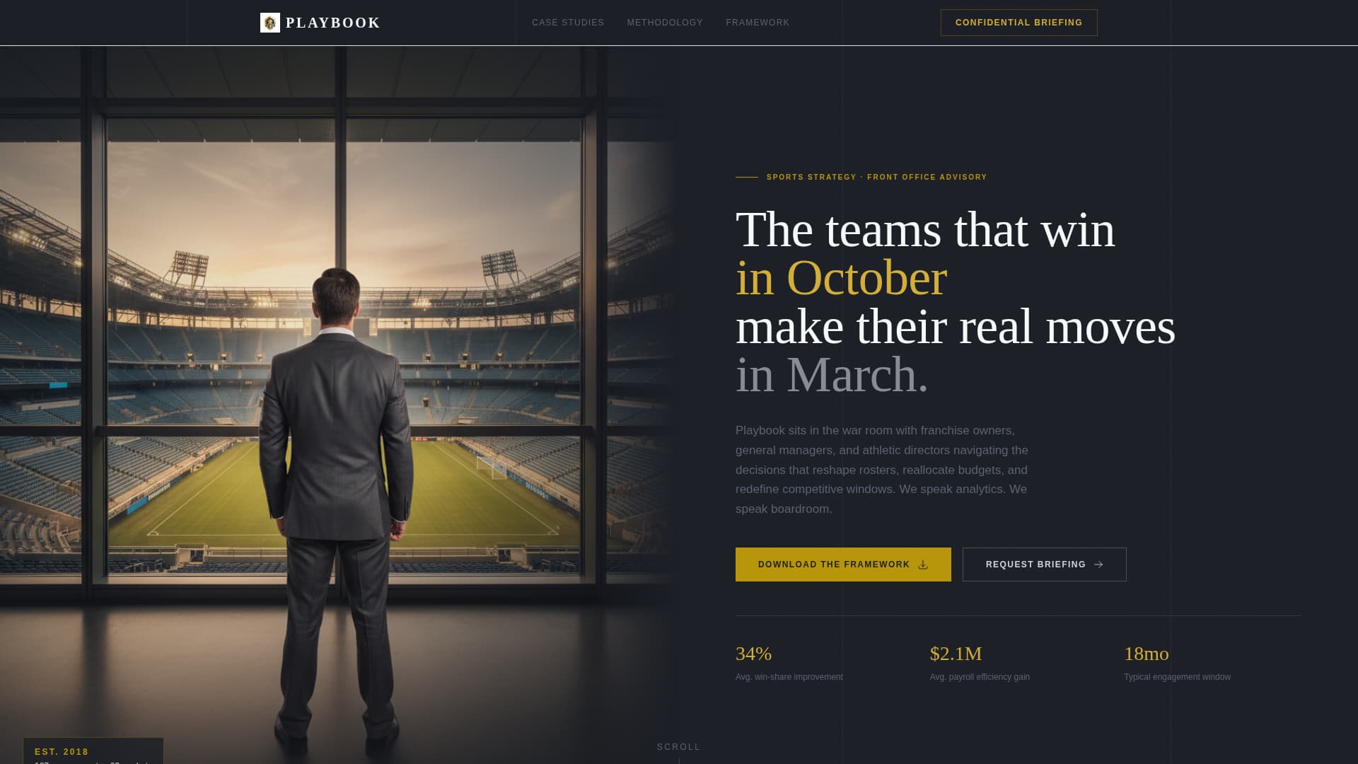 Playbook - Elite Sportsconsulting Landing Page Template