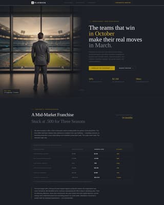 Playbook - Elite Sportsconsulting Landing Page Template