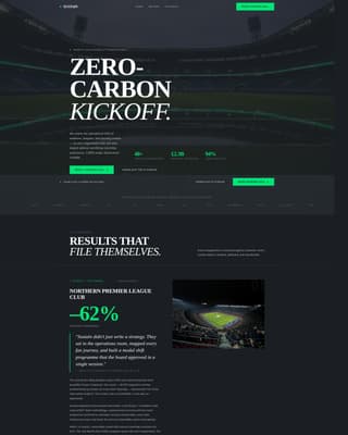 Sustain - Authoritative Sportsconsulting Landing Page Template