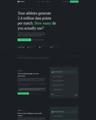Playbook - Highperformance Sportsconsulting Landing Page Template