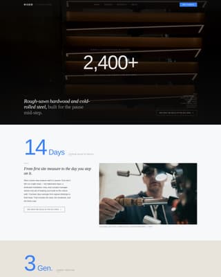 Riser - Editorial Stairbuilder Landing Page Template
