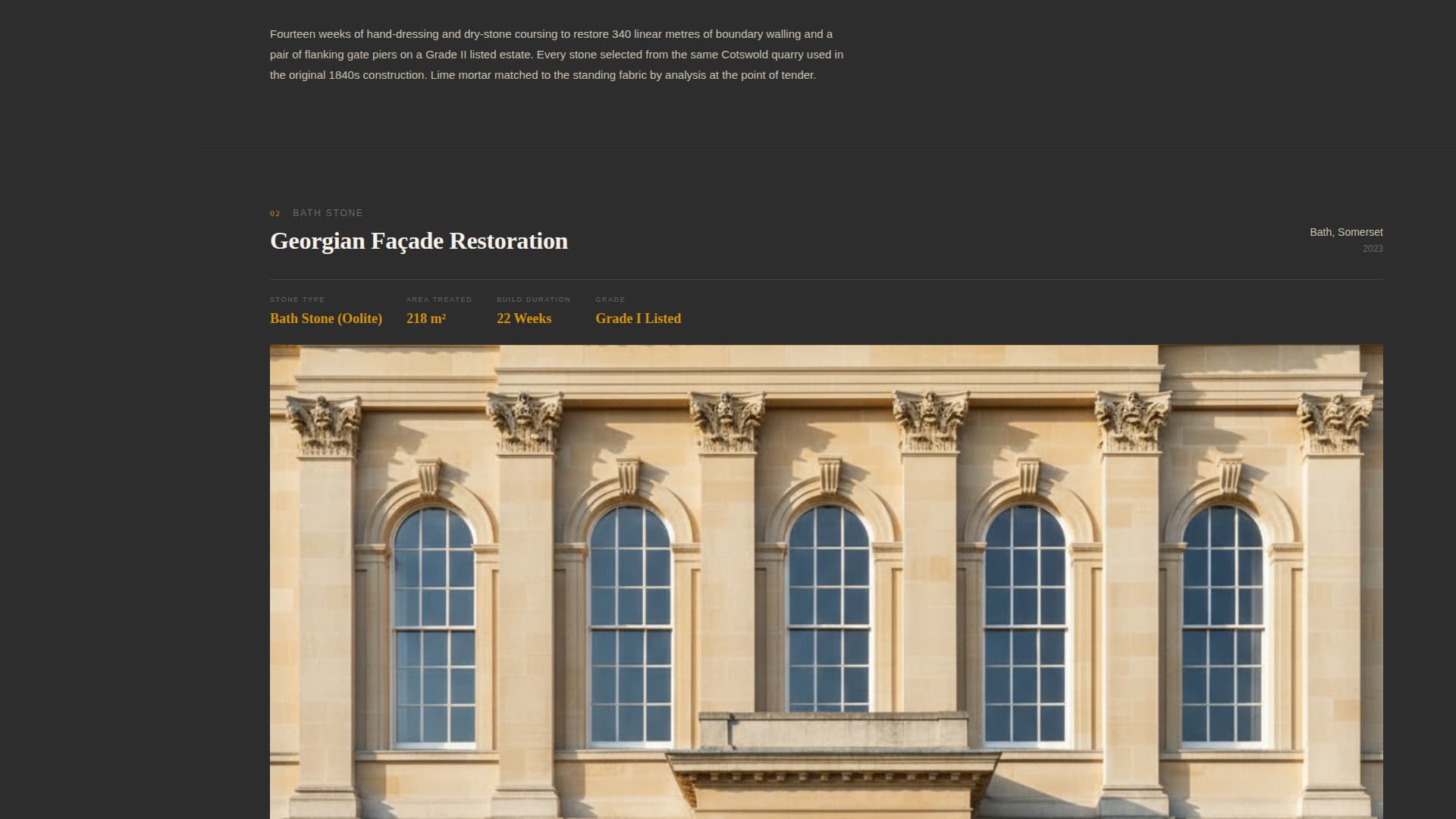 Stonemason Business Booking Website Template