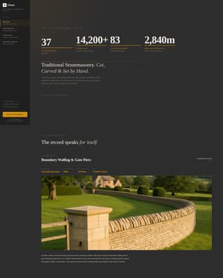 Stonemason Business Booking Website Template