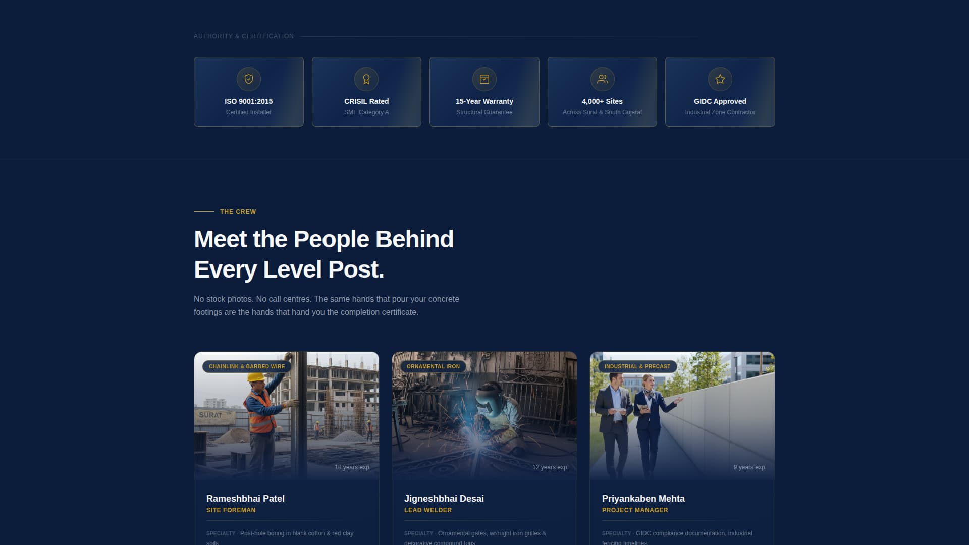 Surat Local Professional Website Template