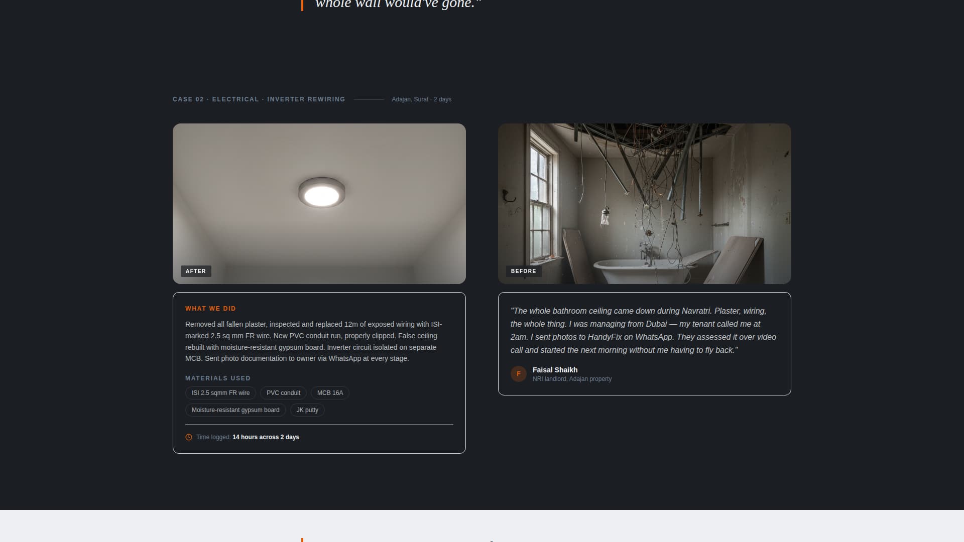 Mistri - Trusted Handyman Landing Page Template