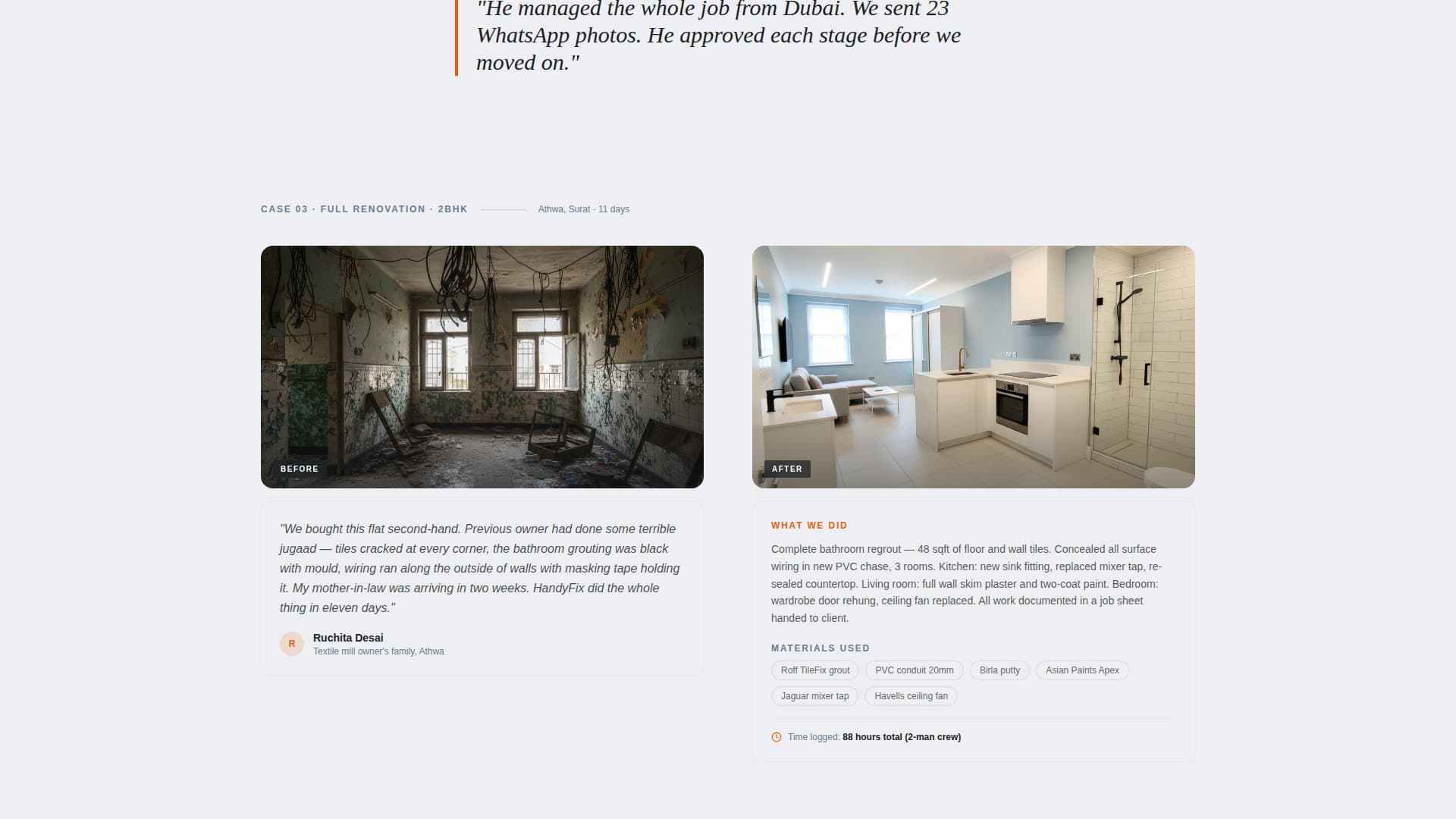 Mistri - Trusted Handyman Landing Page Template