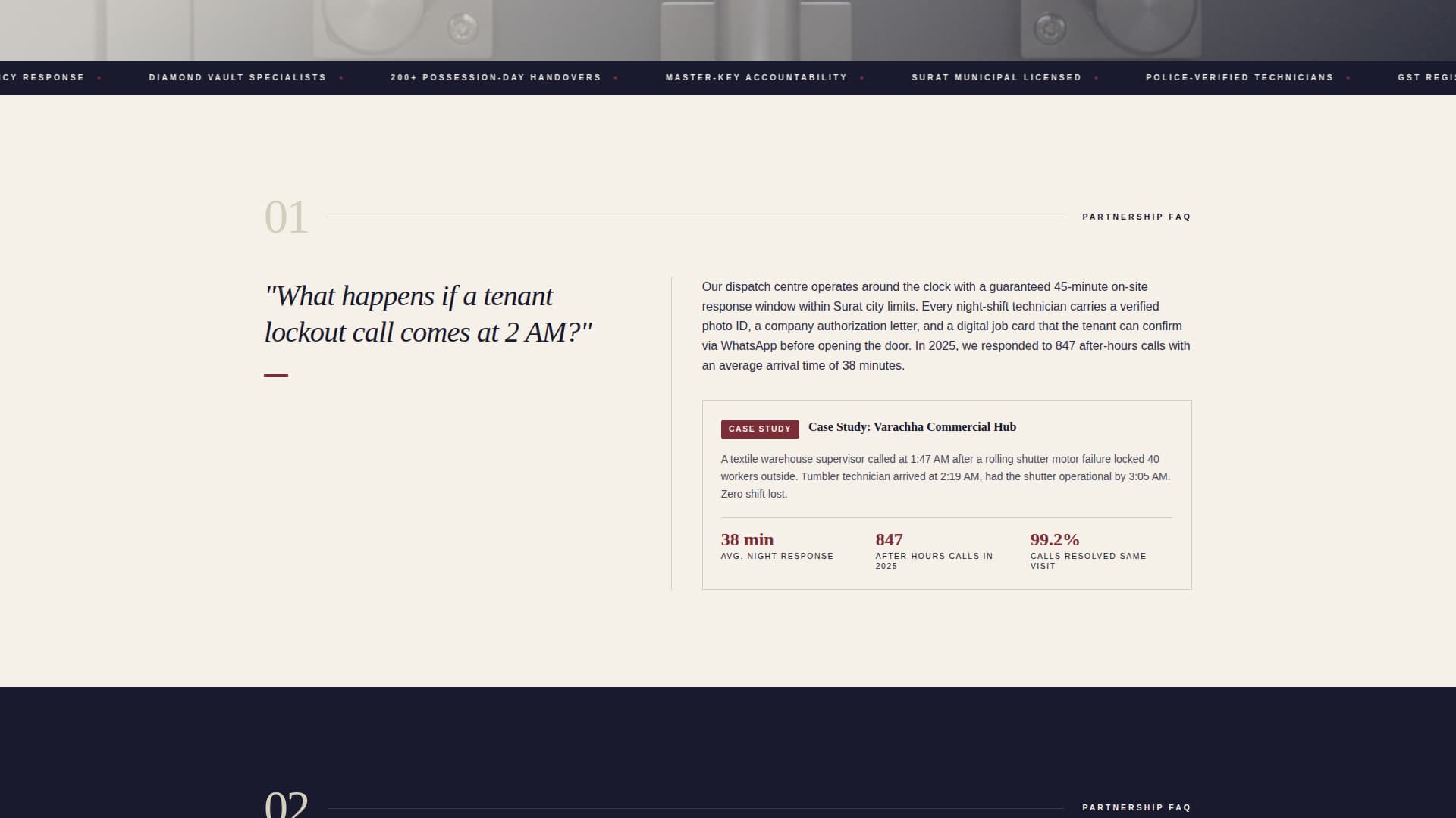 Tumbler - Authoritative Locksmith Landing Page Template