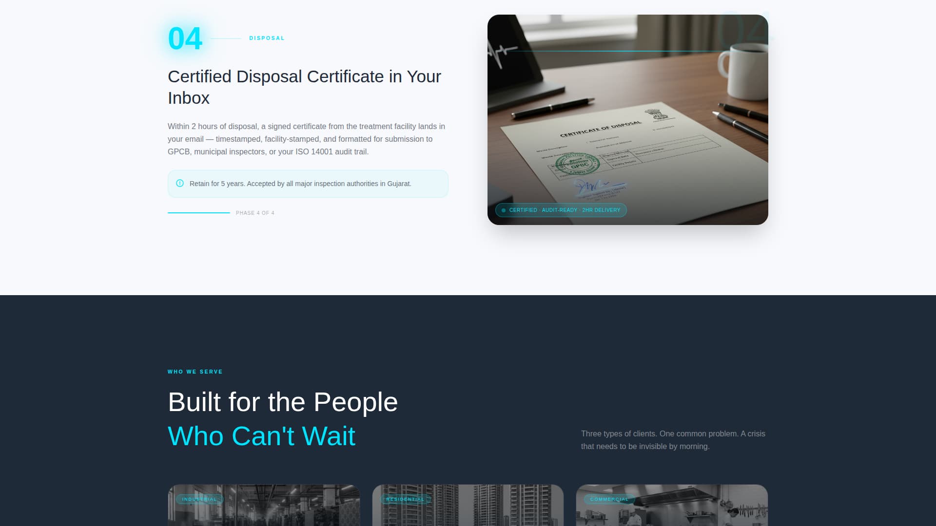 Pumpout - Emergency Septic Landing Page Template