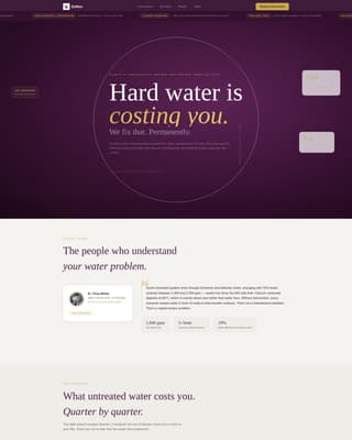 Soften - Trusted Watersoftening Landing Page Template