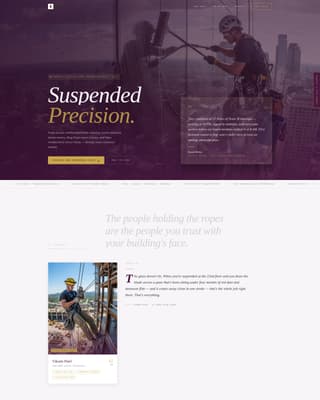 Gleam - Precision Windowcleaning Landing Page Template