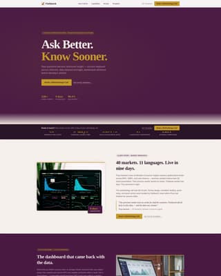 Fieldwork - Decisive Research Landing Page Template