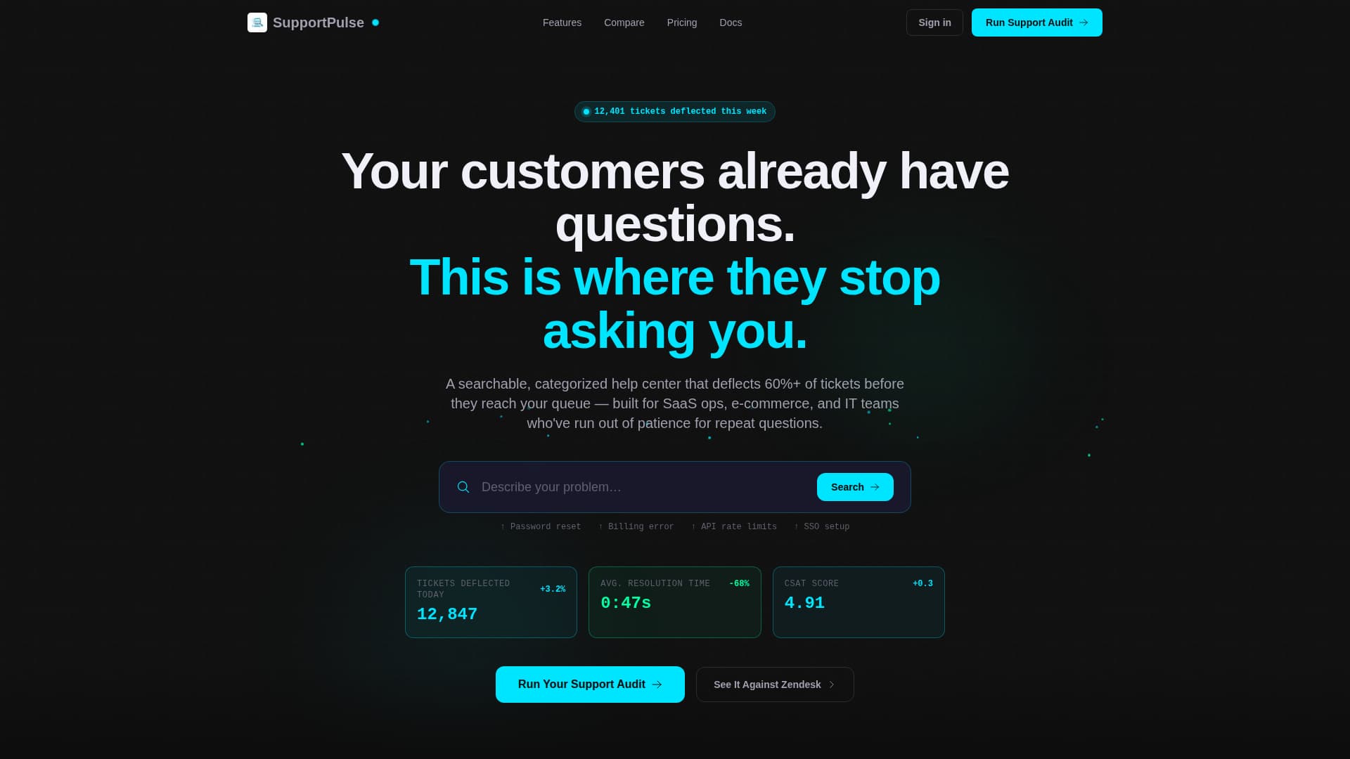 Resolve - Powerful Help Center Landing Page Template