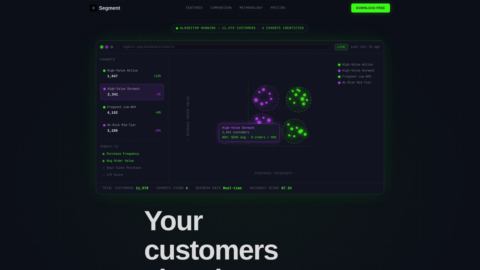 Segment - Powerful Segmentation Landing Page Template