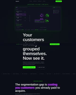 Segment - Powerful Segmentation Landing Page Template