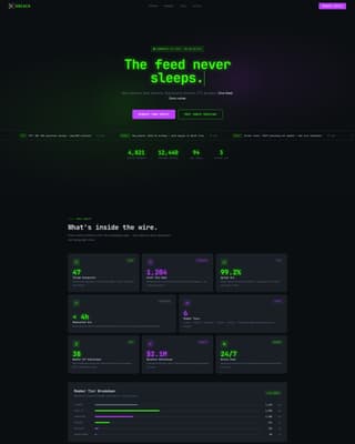 Fortress — Cyber Defense Landing Page Template