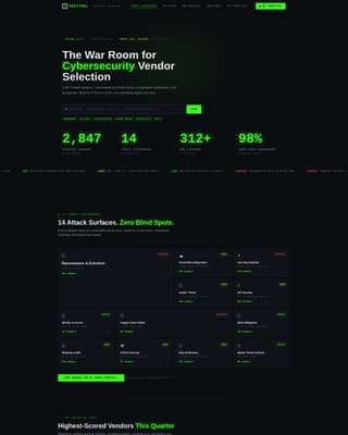 Sentinel - Verified Cybersecurity Landing Page Template