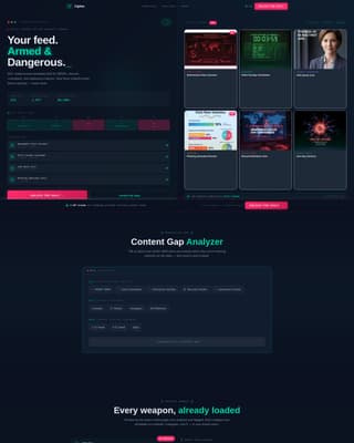 Cipher - Powerful Cybersecurity Landing Page Template