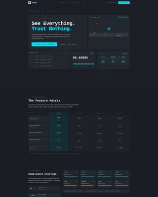 Rampart — InfoSec Platform Landing Page Template