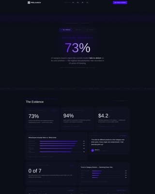 Prelaunch - Data-Driven D2C Landing Page Template