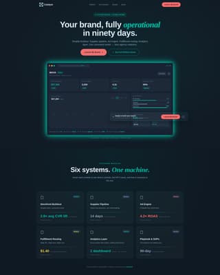 Catalyst - Powerful D2C Landing Page Template
