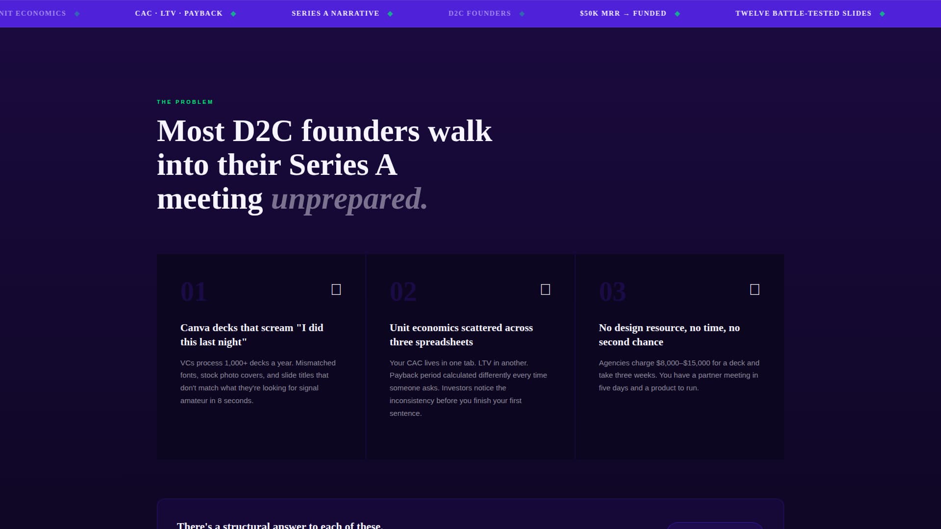 Pitch - Electric D2C Landing Page Template