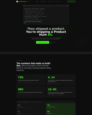Launchcommand - High-Velocity D2C Landing Page Template
