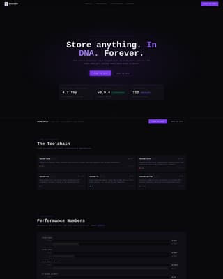 Encode - Powerful Biotech Landing Page Template