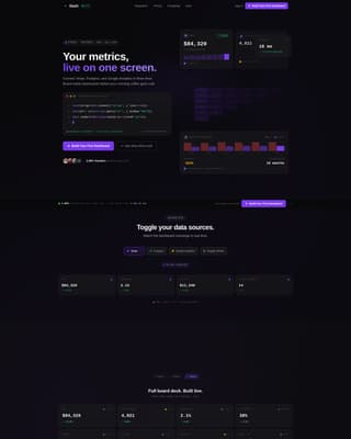 Dash - Powerful Dashboard Landing Page Template