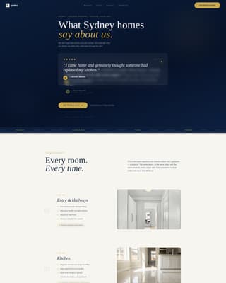Shine — Certified Commercial Cleaning Landing Page Template